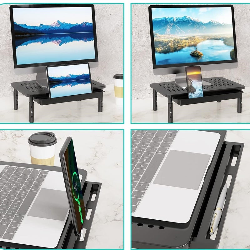 Spot Computer Display Heightening Base Height Adjustable Tool-Free Installation Monitor Heightening Stand - Image 4